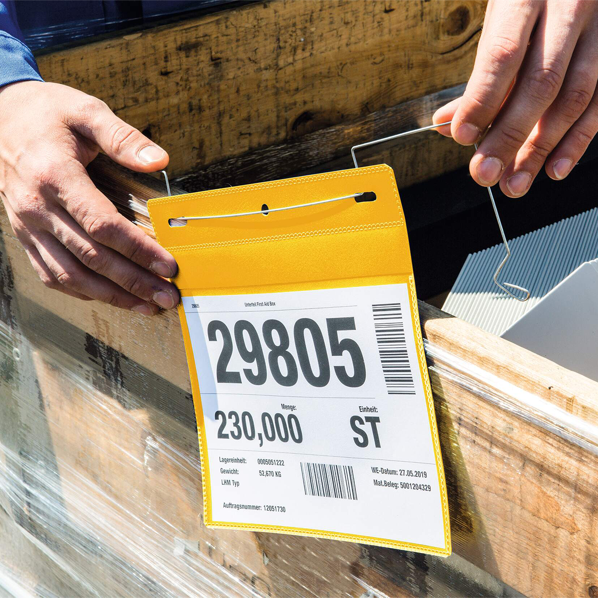 Labels & pallet accessoires