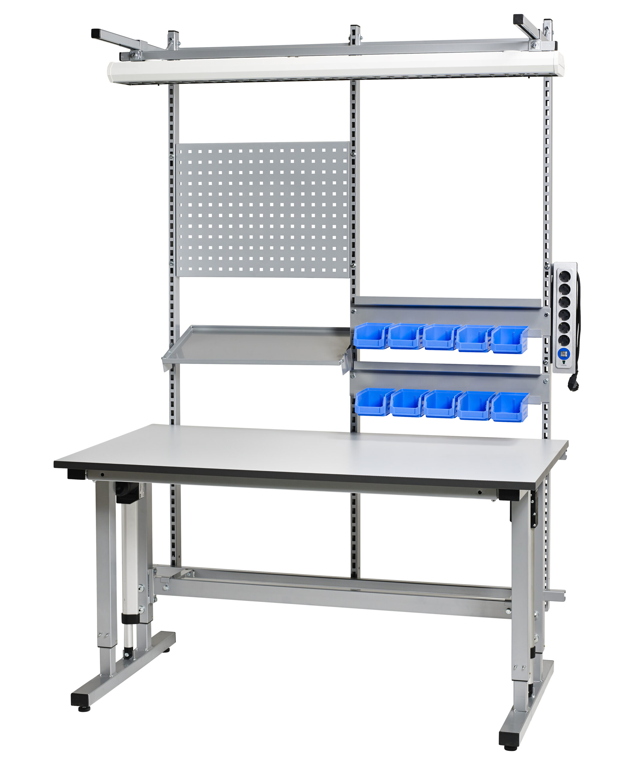 Werktafel met opbouw