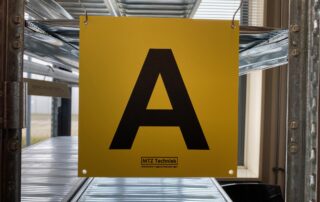 Locatieborden legbordstelling